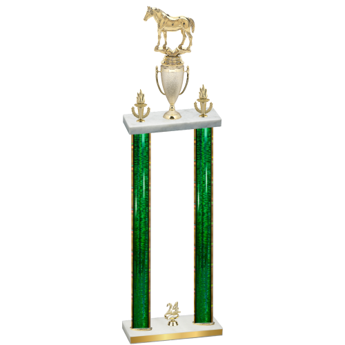 Double Green Glacier Year Horses Trophy