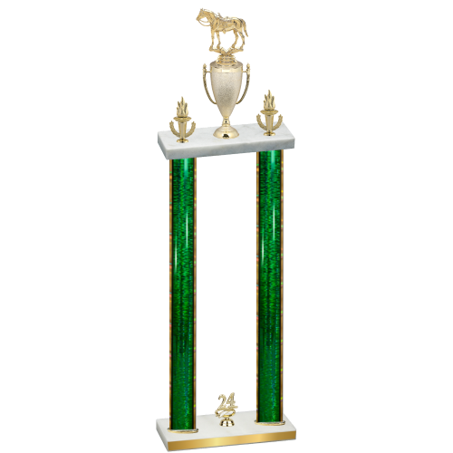 Double Green Glacier Year Horses Trophy