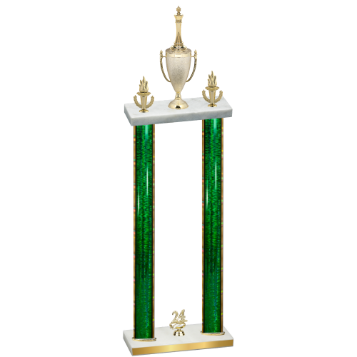 Double Green Glacier Year Chess Trophy