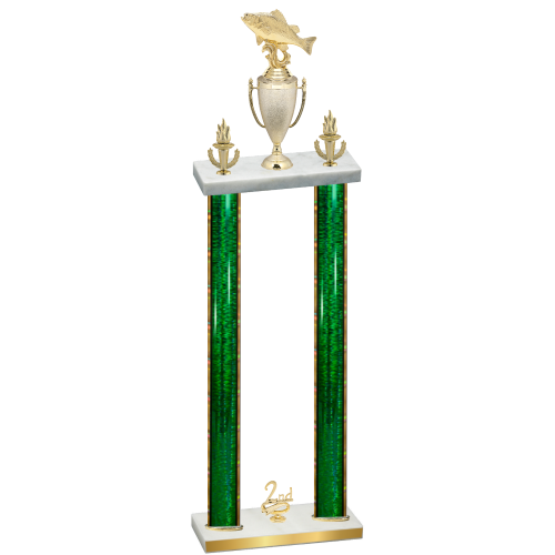 Double Green Glacier Second Place Fishing Trophy