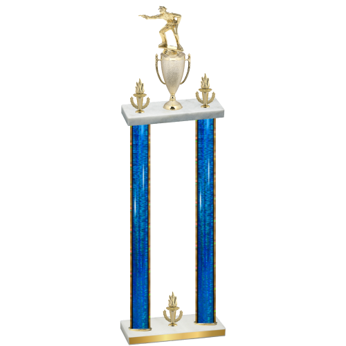 Double Blue Glacier Victory Shooter Trophy