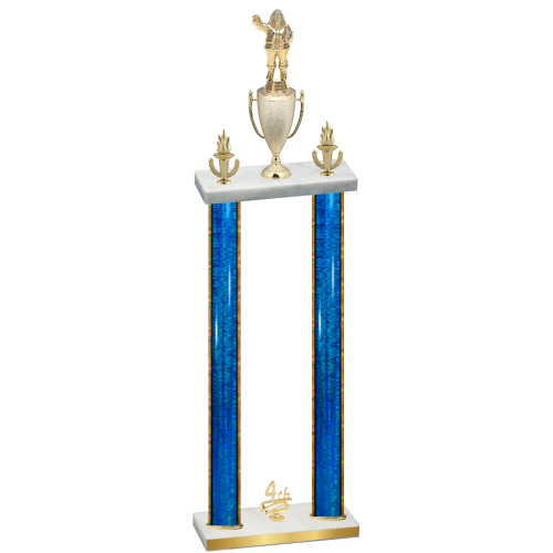 Double Blue Glacier Fourth Place Holiday Trophy