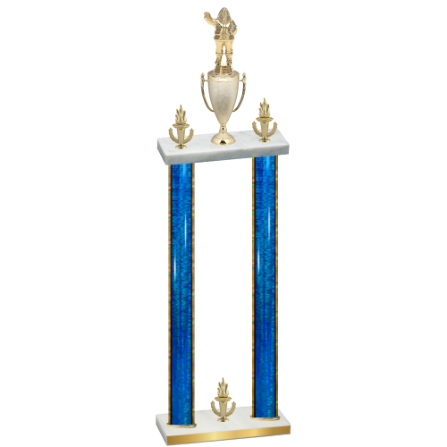Double Blue Glacier Victory Holiday Trophy