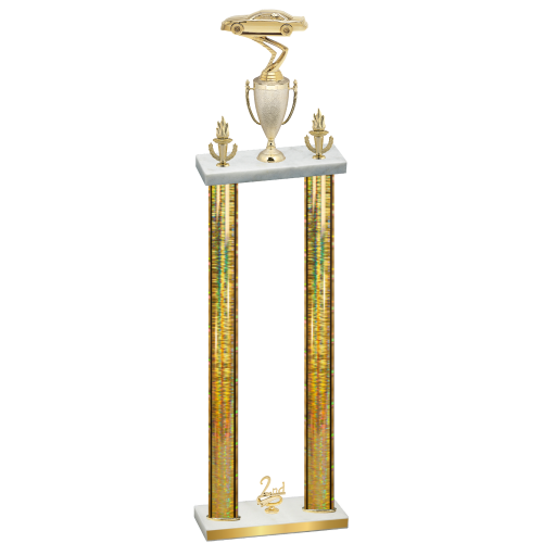 Double Gold Glacier Second Place Cars Trophy