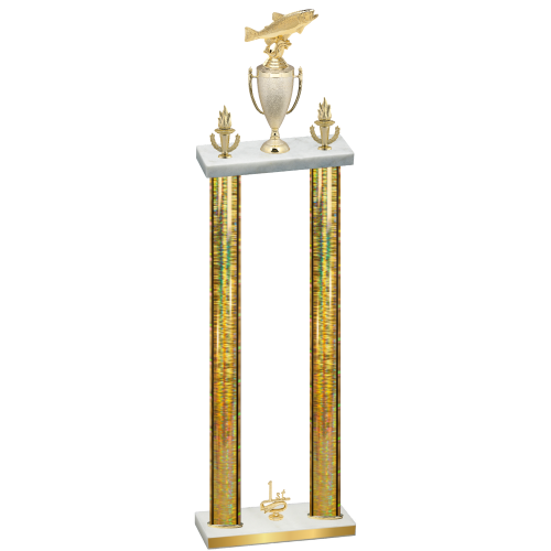 Double Gold Glacier First Place Fishing Trophy