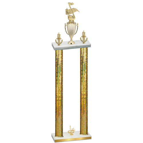 Double Gold Glacier First Place Music Trophy