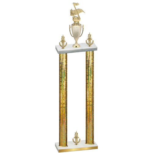 Double Gold Glacier Victory Music Trophy