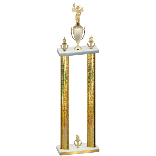 Double Gold Glacier Victory Academics Trophy