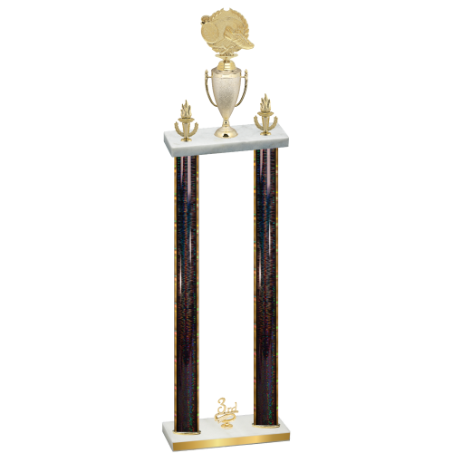 Double Black Glacier Third Place Running Trophy