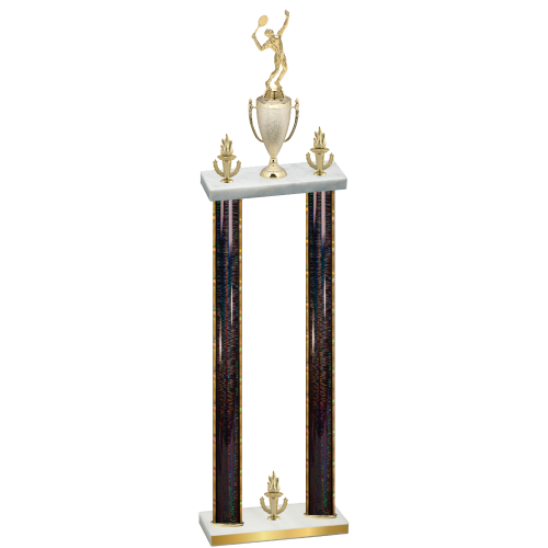 Double Black Glacier Victory Tennis Trophy