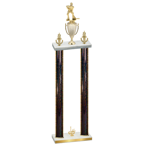 Double Black Glacier First Place Hockey Trophy