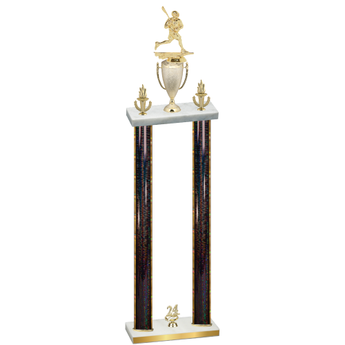 Double Black Glacier Year Lacrosse Trophy