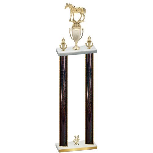 Double Black Glacier Year Horses Trophy