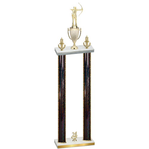 Double Black Glacier Year Archery Trophy