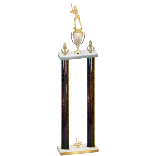 Double Black Glacier First Place Softball Trophy