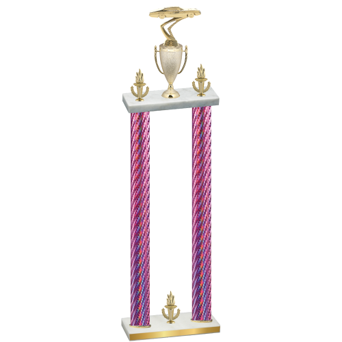 Double Pink Carbon Fiber Victory Cars Trophy