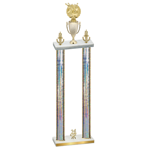 Double Silver Glacier Year Bowling Trophy