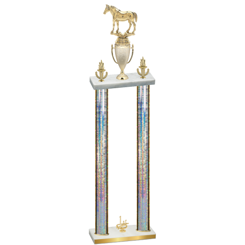 Double Silver Glacier First Place Horses Trophy
