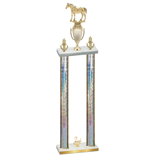 Double Silver Glacier Second Place Horses Trophy