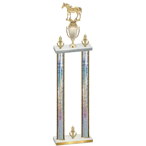 Double Silver Glacier Victory Horses Trophy