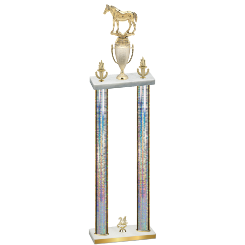 Double Silver Glacier Year Horses Trophy