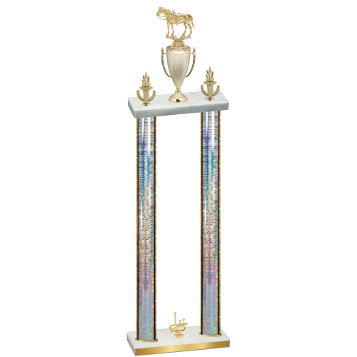 Double Silver Glacier First Place Horses Trophy