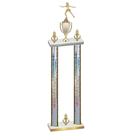 Double Silver Glacier Victory Skater Trophy
