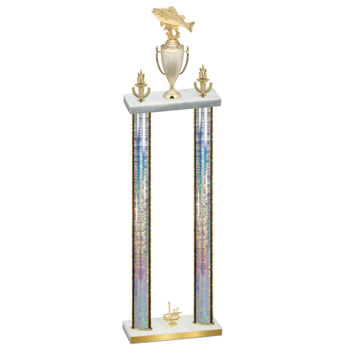 Double Silver Glacier First Place Fishing Trophy