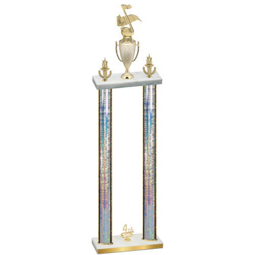 Double Silver Glacier Fourth Place Music Trophy