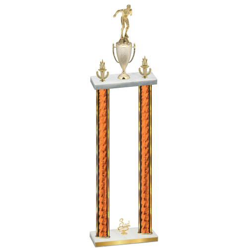 Double Orange Glacier Third Place Swimming Trophy