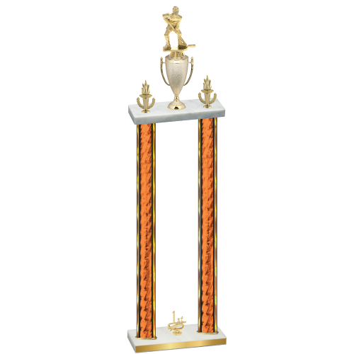 Double Orange Glacier First Place Hockey Trophy