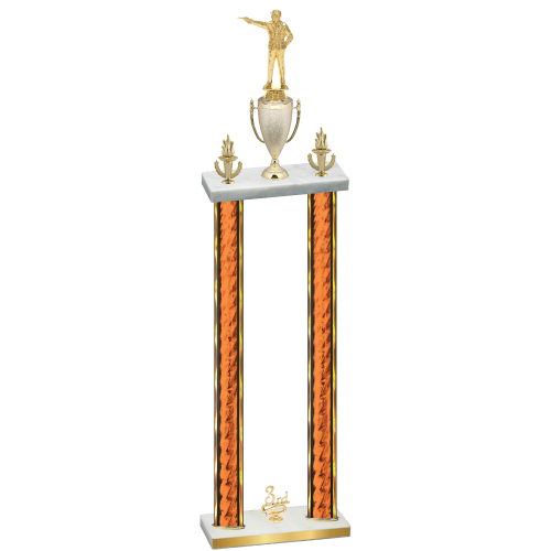 Double Orange Glacier Third Place Shooter Trophy