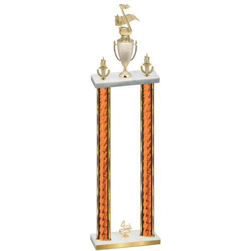 Double Orange Glacier Fourth Place Music Trophy