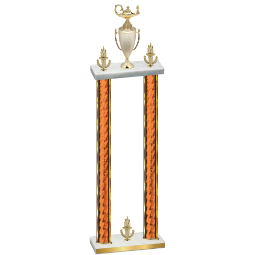 Double Orange Glacier Victory Academics Trophy