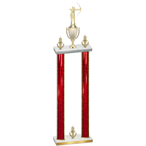 Double Red Glacier Victory Archery Trophy