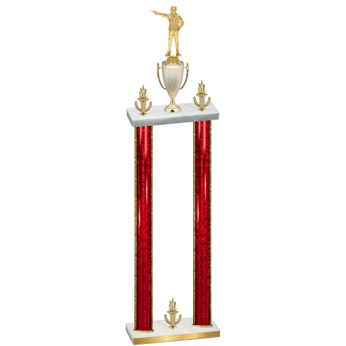 Double Red Glacier Victory Shooter Trophy