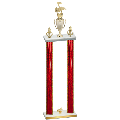 Double Red Glacier First Place Music Trophy