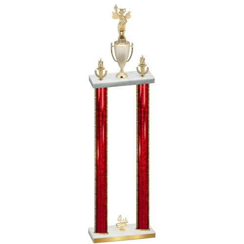 Double Red Glacier Fourth Place Academics Trophy