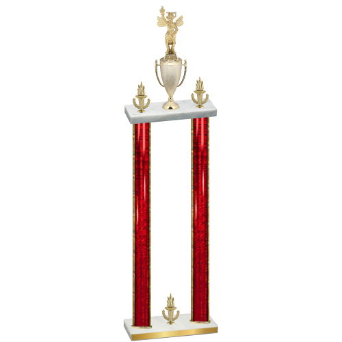 Double Red Glacier Victory Academics Trophy