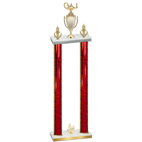 Double Red Glacier Fourth Place Academics Trophy