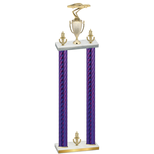 Double Purple Carbon Fiber Victory Cars Trophy