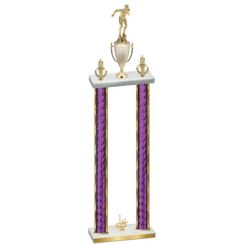 Double Purple Glacier First Place Swimming Trophy