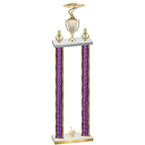 Double Purple Glacier First Place Cars Trophy