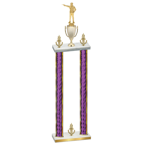 Double Purple Glacier Victory Shooter Trophy