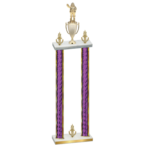 Double Purple Glacier Victory Holiday Trophy