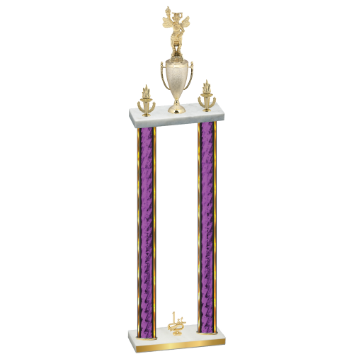 Double Purple Glacier First Place Academics Trophy