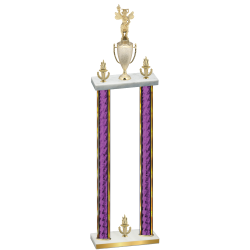 Double Purple Glacier Victory Academics Trophy