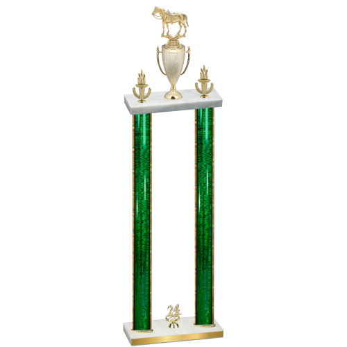 Double Green Glacier Year Horses Trophy