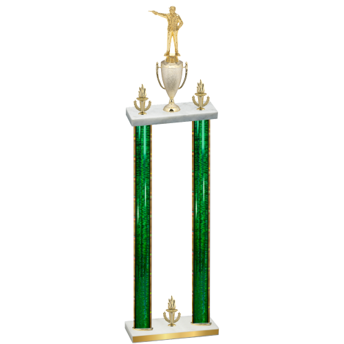 Double Green Glacier Victory Shooter Trophy