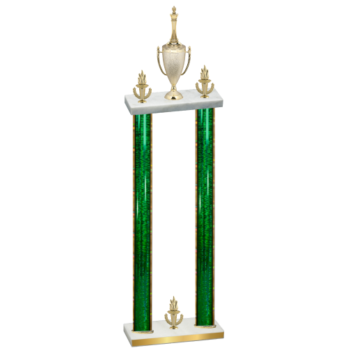 Double Green Glacier Victory Chess Trophy